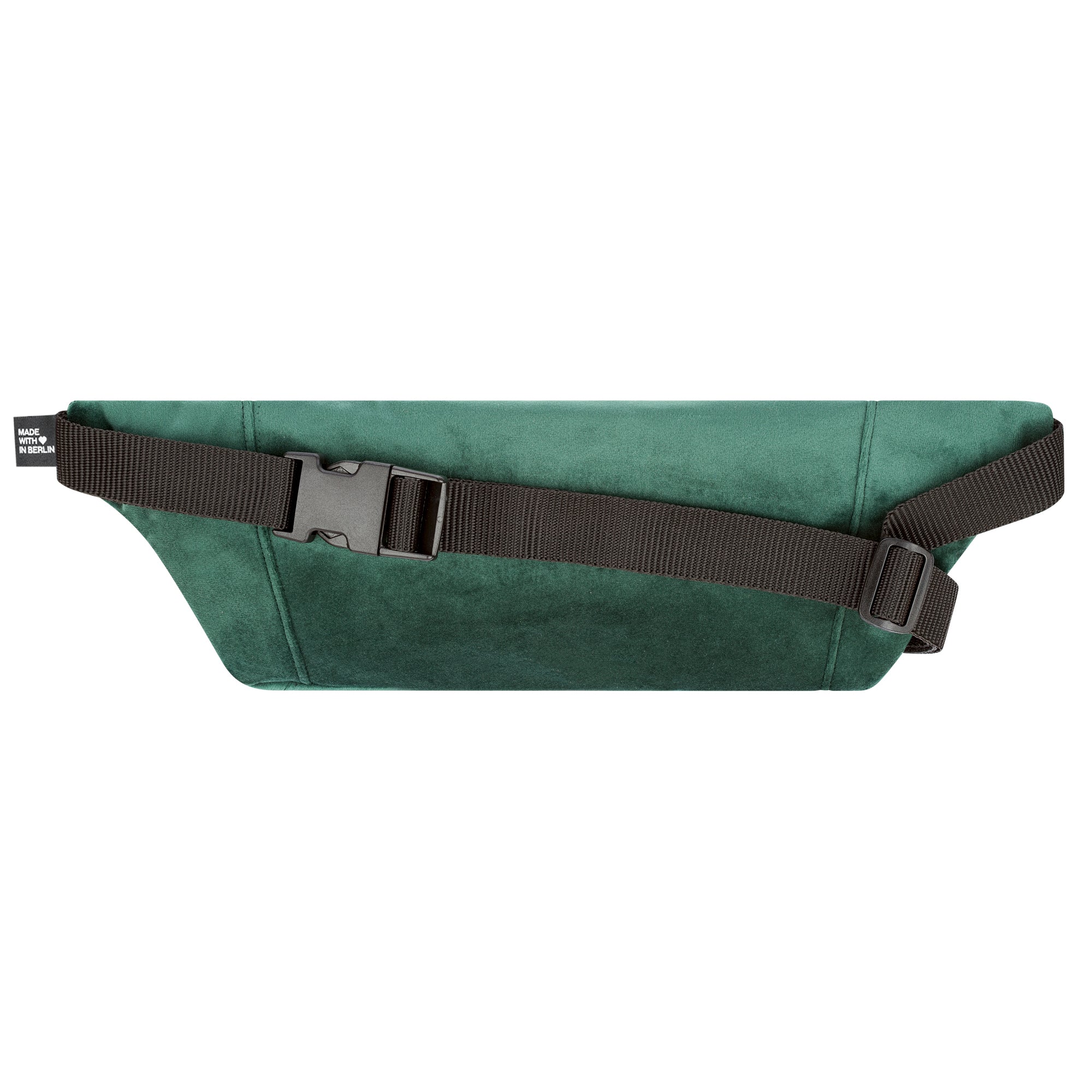 Bauchtasche Samt Flach (1) #farbe_Grün