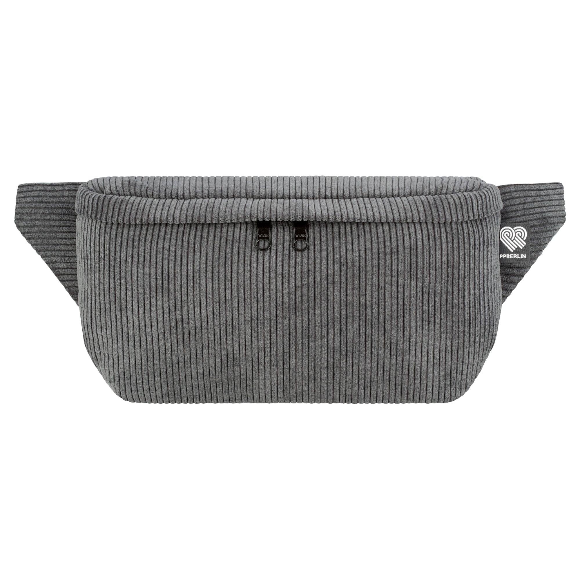 Bauchtasche groß, Cord grau (0) #farbe_grau