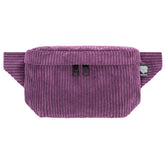 Bauchtasche Eckig klein, Cord Aubergine Vorderansicht (0) #farbe_Aubergine