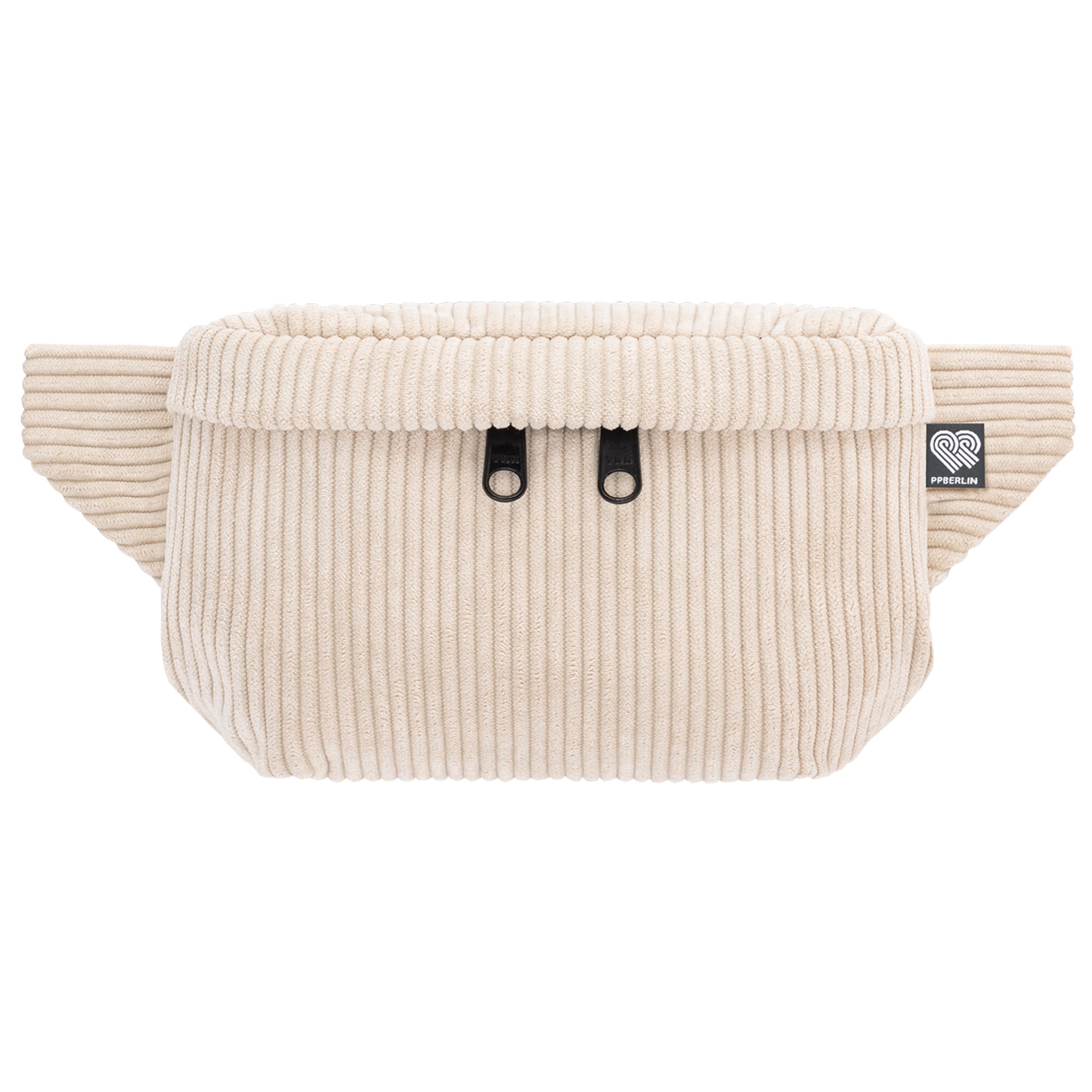 Bauchtasche Eckig klein, Cord Beige Vorderansicht (0) #farbe_Beige
