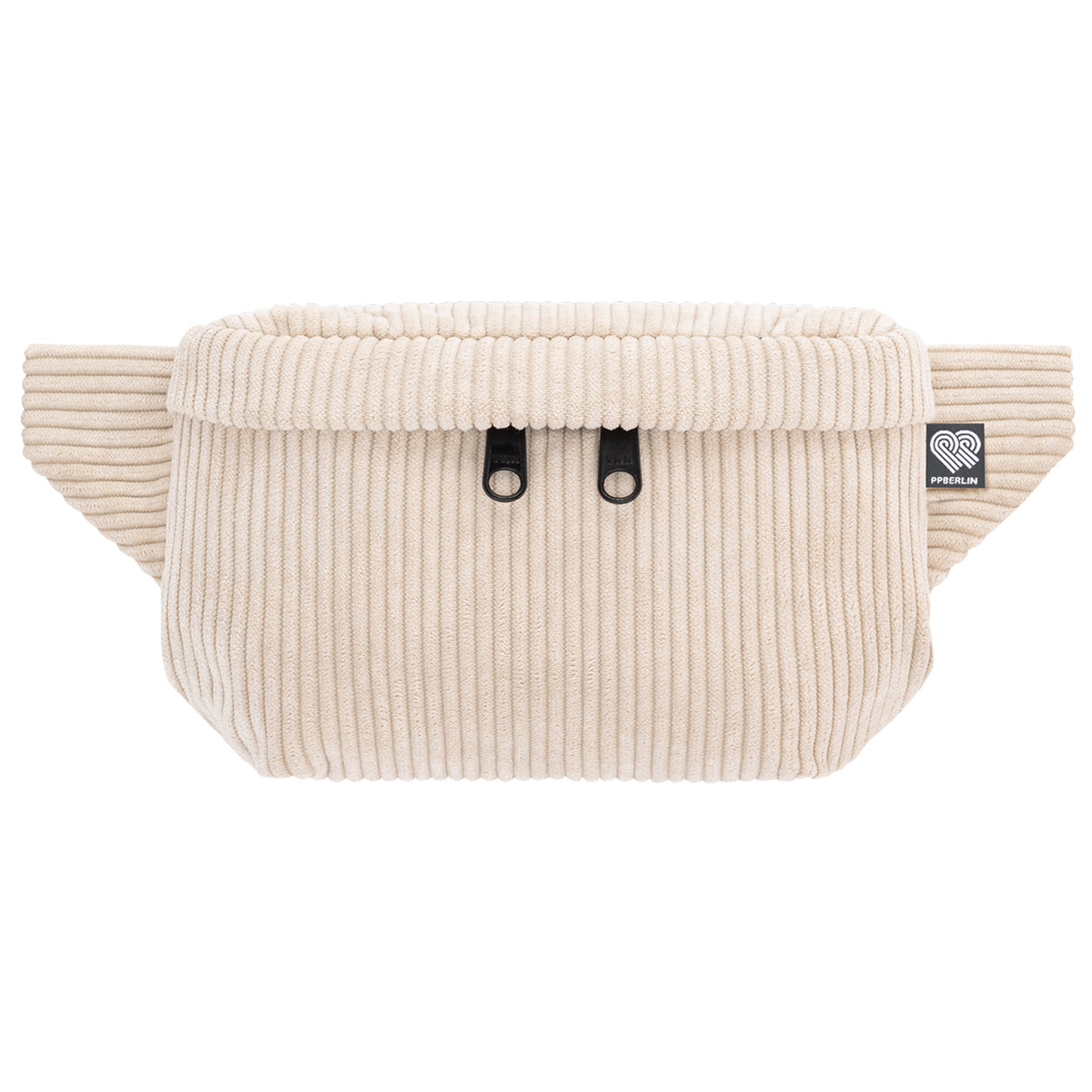 Bauchtasche Eckig klein Cord Beige Vorderseite (0) #farbe_beige
