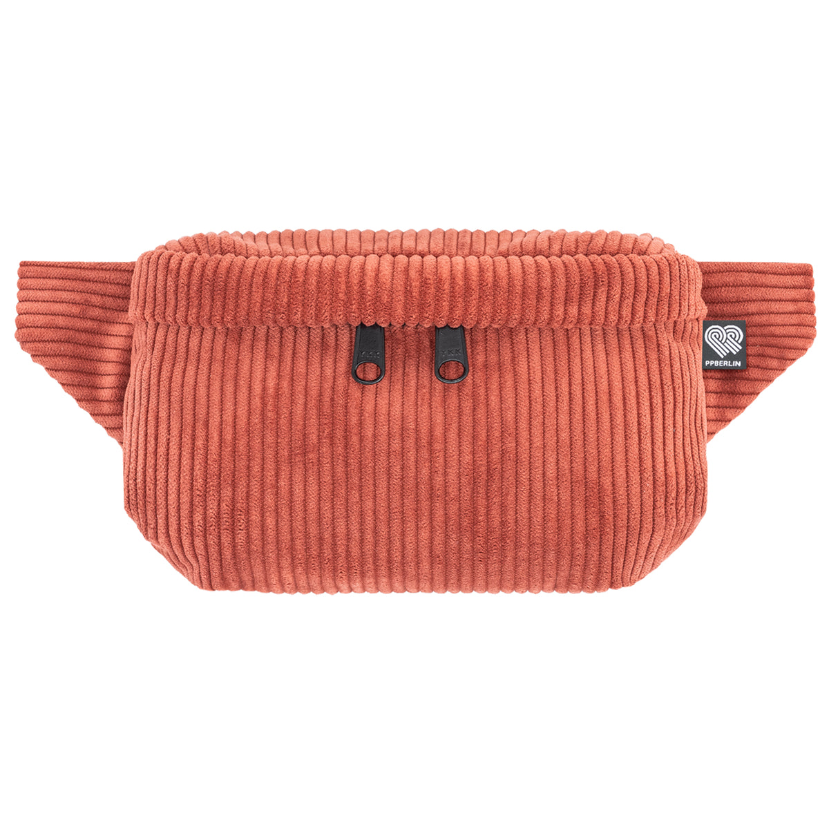 Bauchtasche Eckig klein Cord Blutorange Vorderseite (0) #farbe_blutorange