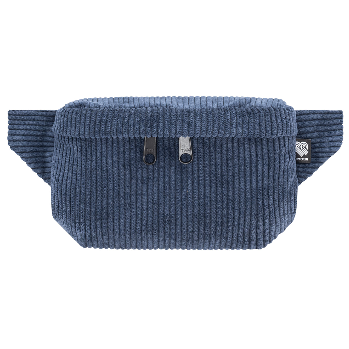 Bauchtasche Eckig klein Cord Dunkelblau Vorderseite (0) #farbe_dunkelblau