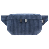 Bauchtasche Eckig klein, Cord Dunkelblau Vorderansicht (0) #farbe_Dunkelblau