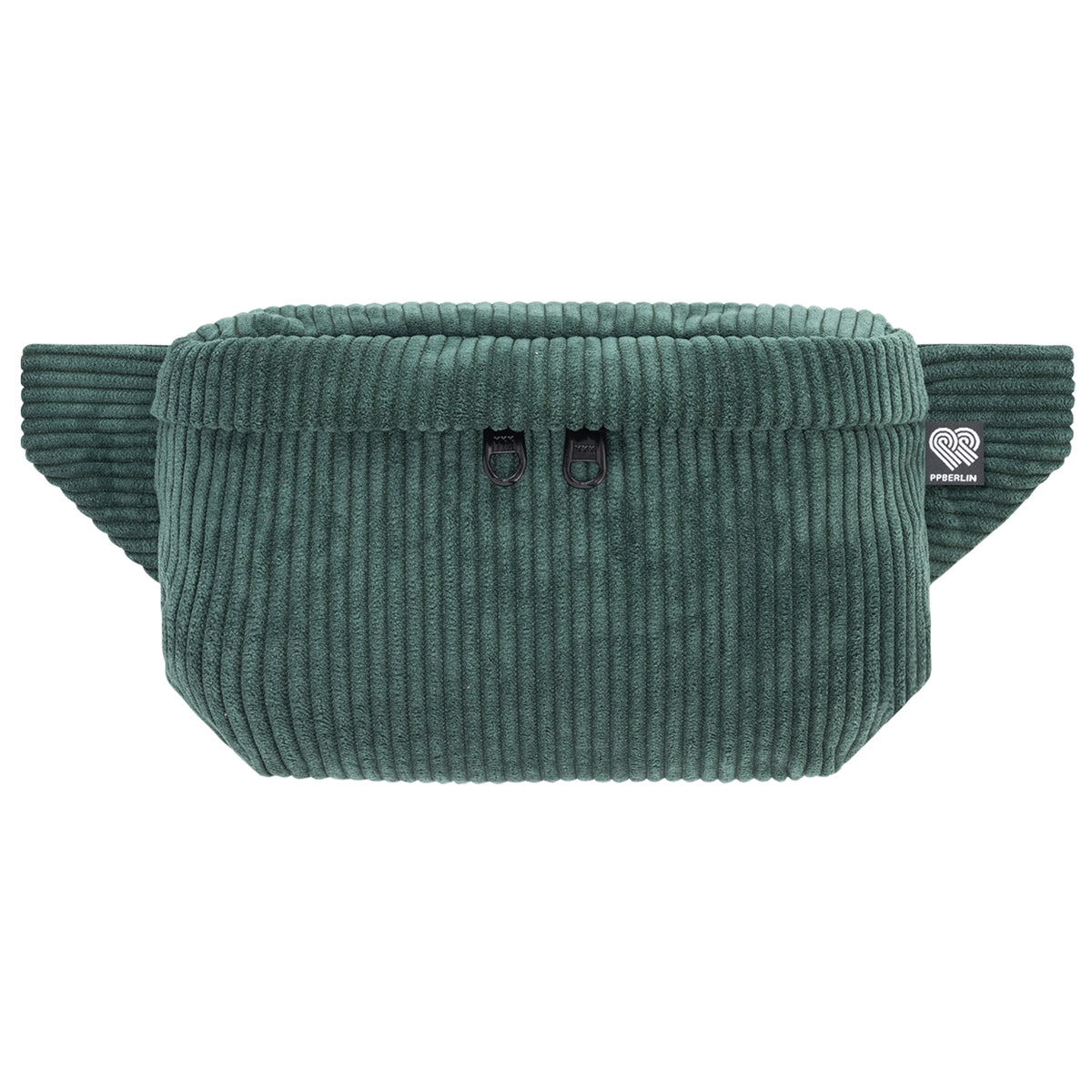 Bauchtasche Eckig klein Cord Grün Vorderseite (0) #farbe_grün