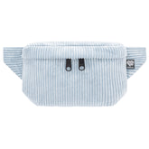 Bauchtasche Eckig klein, Cord Hellblau Vorderansicht (0) #farbe_Hellblau