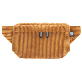 Bauchtasche Eckig klein Cord Ocker Vorderseite (0) #farbe_ocker