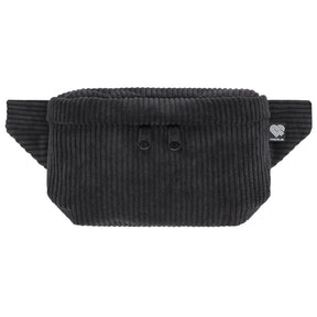 Bauchtasche Eckig klein Cord Schwarz Vorderseite (0) #farbe_schwarz