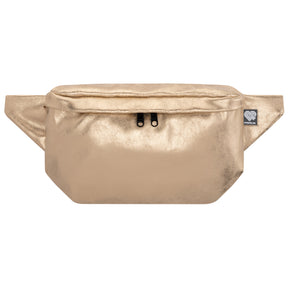 Bauchtasche Groß in Kunstleder Glitter Vorderseite (0) #farbe_gold