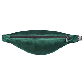 Bauchtasche Samt Schmal Vorderansicht (0) #farbe_Grün