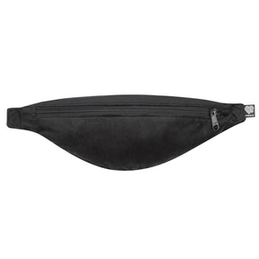 Bauchtasche Samt Schmal Vorderansicht (0) #farbe_Schwarz