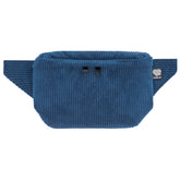 Bauchtasche eckig, Cord Blau Vorderansicht (0) #farbe_blau