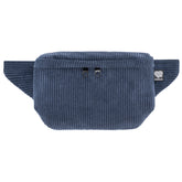 Bauchtasche eckig, Cord Dunkelblau Vorderansicht (0) #farbe_dunkelblau