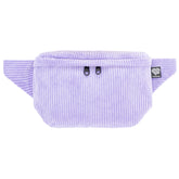 Bauchtasche eckig, Cord Flieder Vorderansicht (0) #farbe_flieder