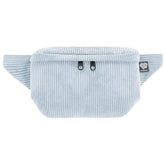 Bauchtasche eckig, Cord Hellblau Vorderansicht (0) #farbe_hellblau