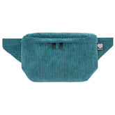 Bauchtasche eckig, Cord Petrol Vorderansicht (0) #farbe_petrol