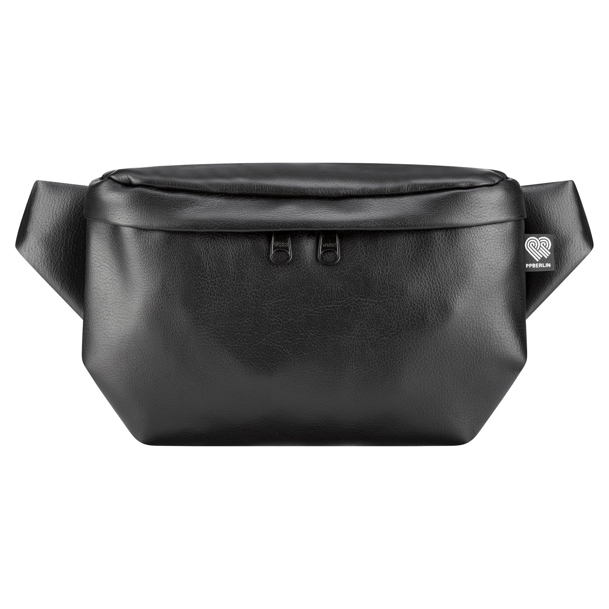 Bauchtasche eckig, Kunstleder Schwarz (0) #farbe_Schwarz