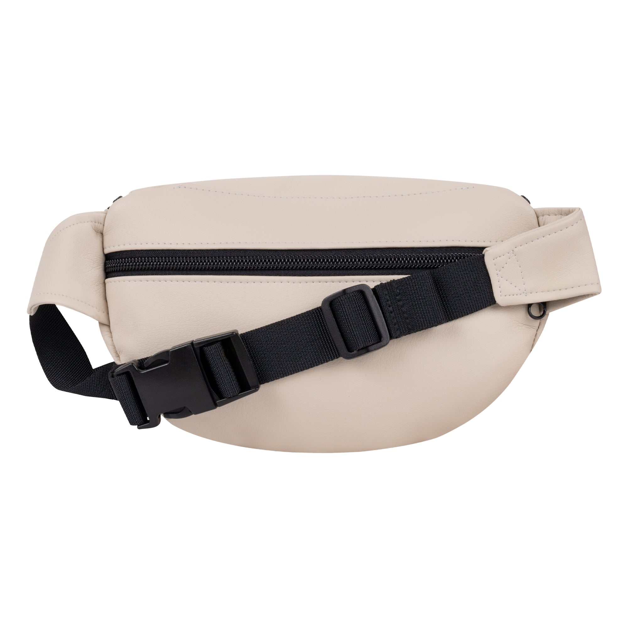 Bauchtasche Kunstleder Klassisch Beige (1) #farbe_beige