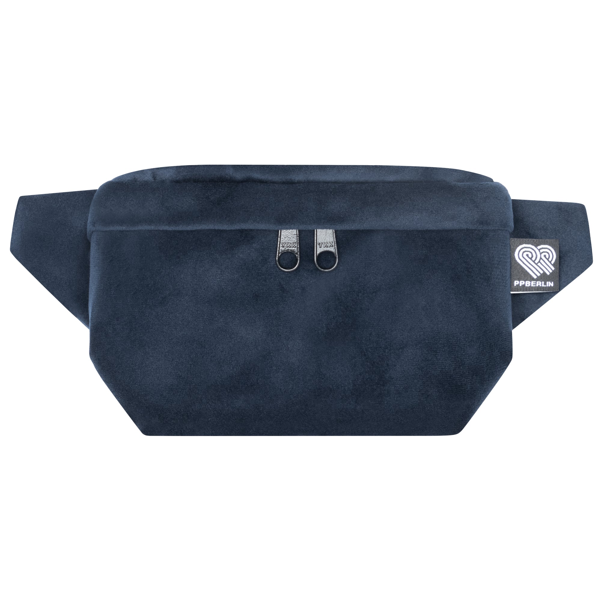 Bauchtasche Eckig klein, Samt (0) #farbe_dunkelblau