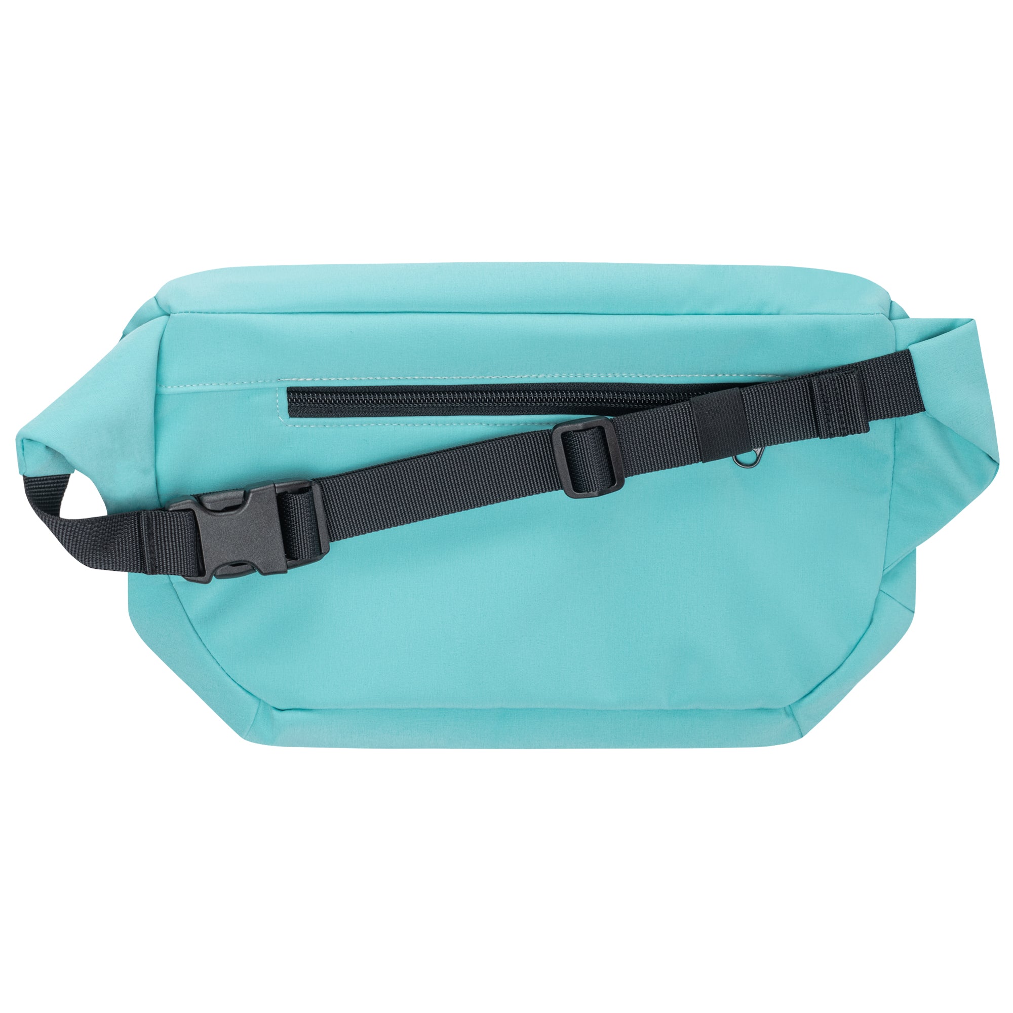 Bauchtasche groß, Softshell Aquablau (1) #farbe_aquablau