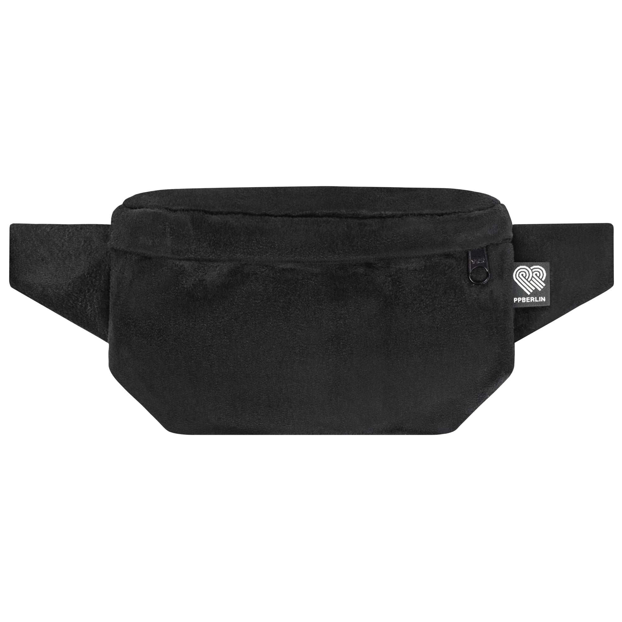 Bauchtasche eckig klein Schwarz Kunstwildleder (1) #farbe_schwarz