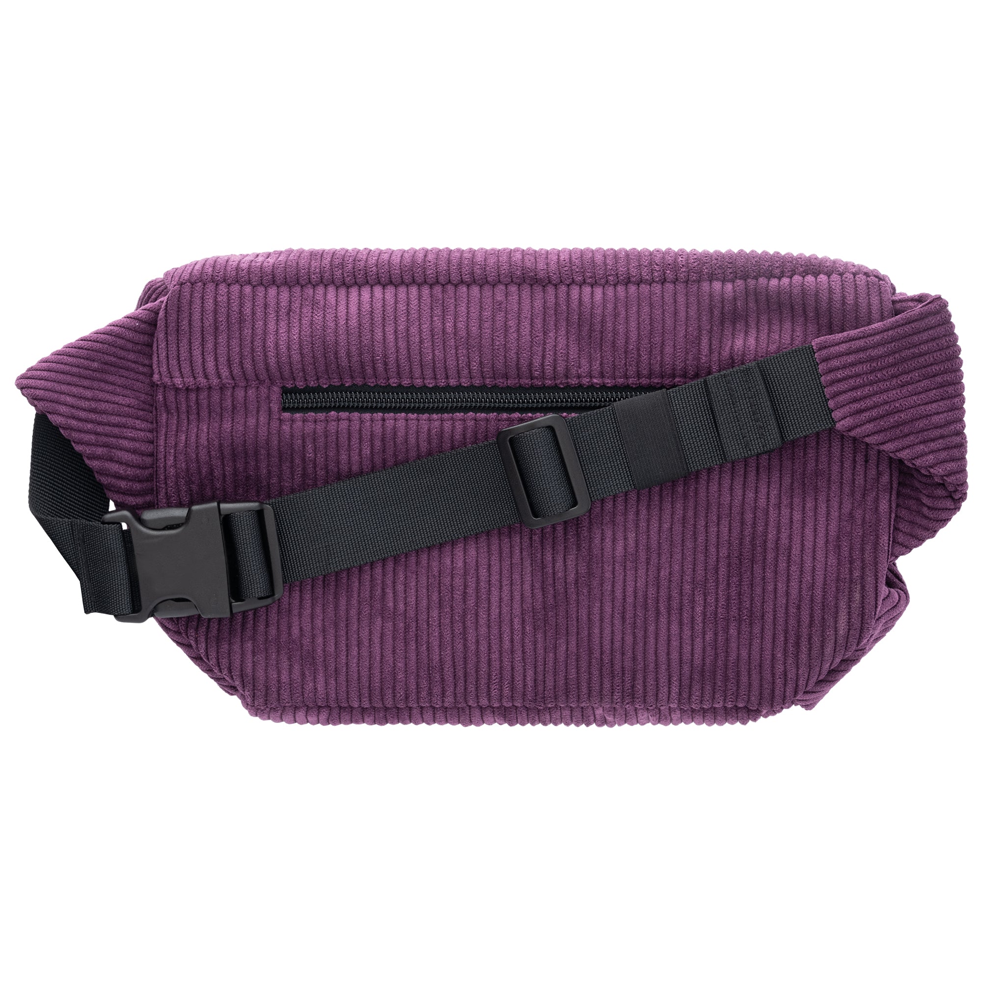 Bauchtasche groß, Cord aubergine (1) #farbe_aubergine