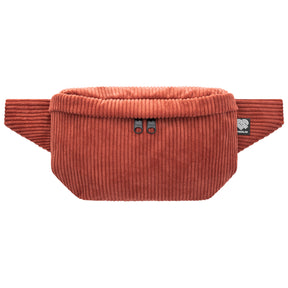 Bauchtasche eckig, Cord Blutorange