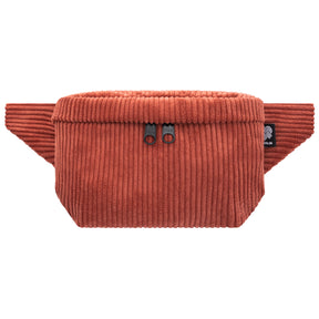 Bauchtasche Eckig klein, Cord Blutorange