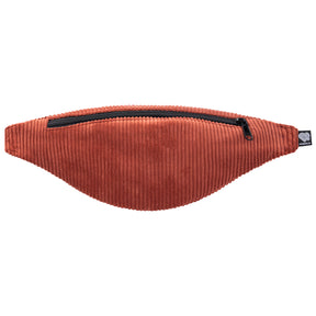 Bauchtasche schmal, Cord Blutorange