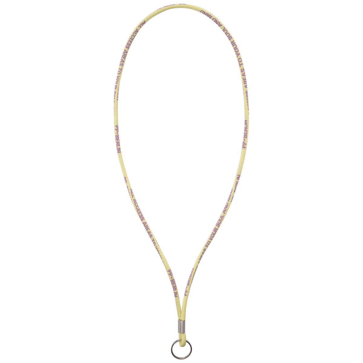 PP-Berlin Lanyard / Schlüsselband Zartgelb (1) #farbe_zartgelb