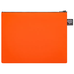 Etui Groß in neonorangem Softshell Vorderseite #farbe_neonorange