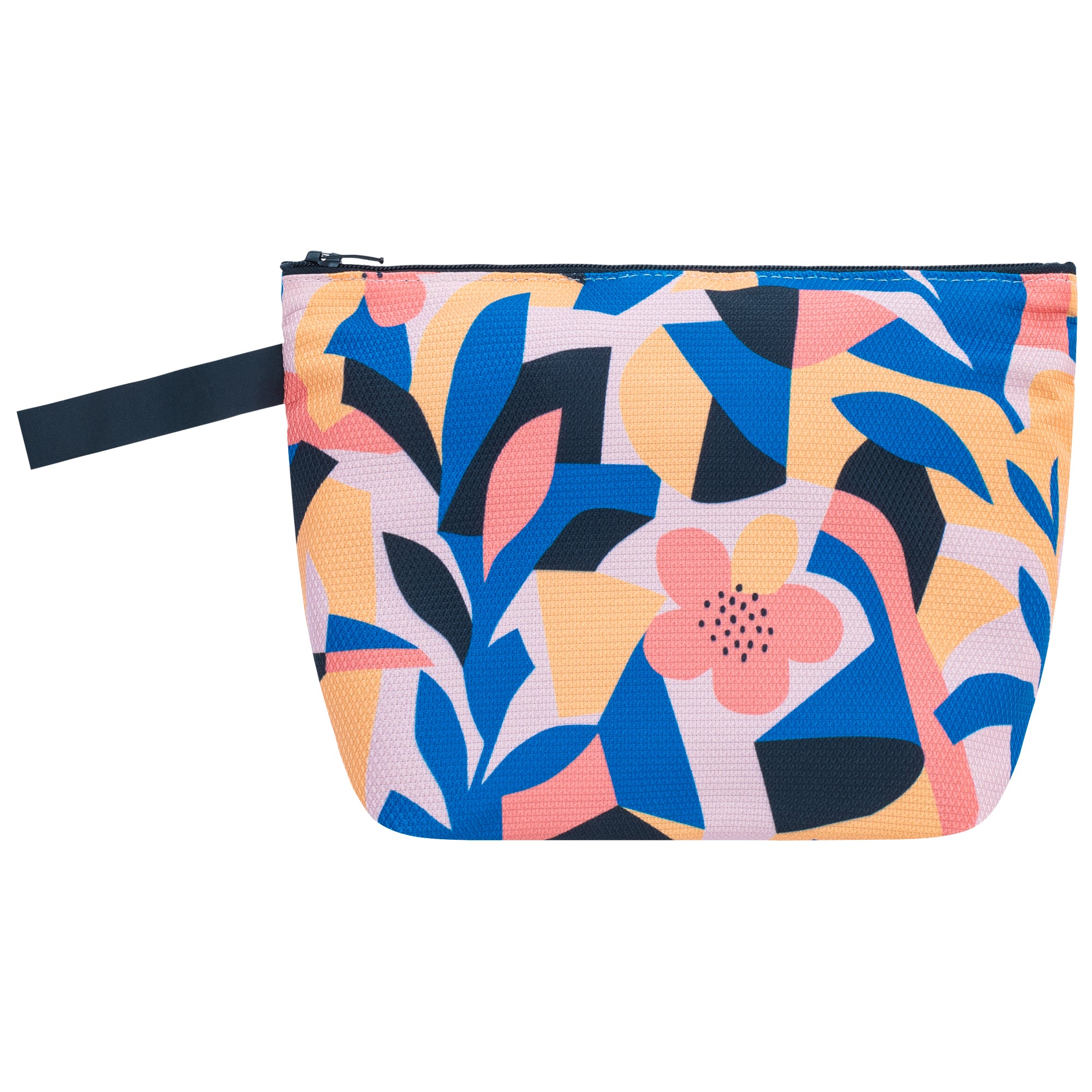 Kulturbeutel Klein Meeresplastik Limited Edition 01 Floral Rückansicht (1) #größe_klein