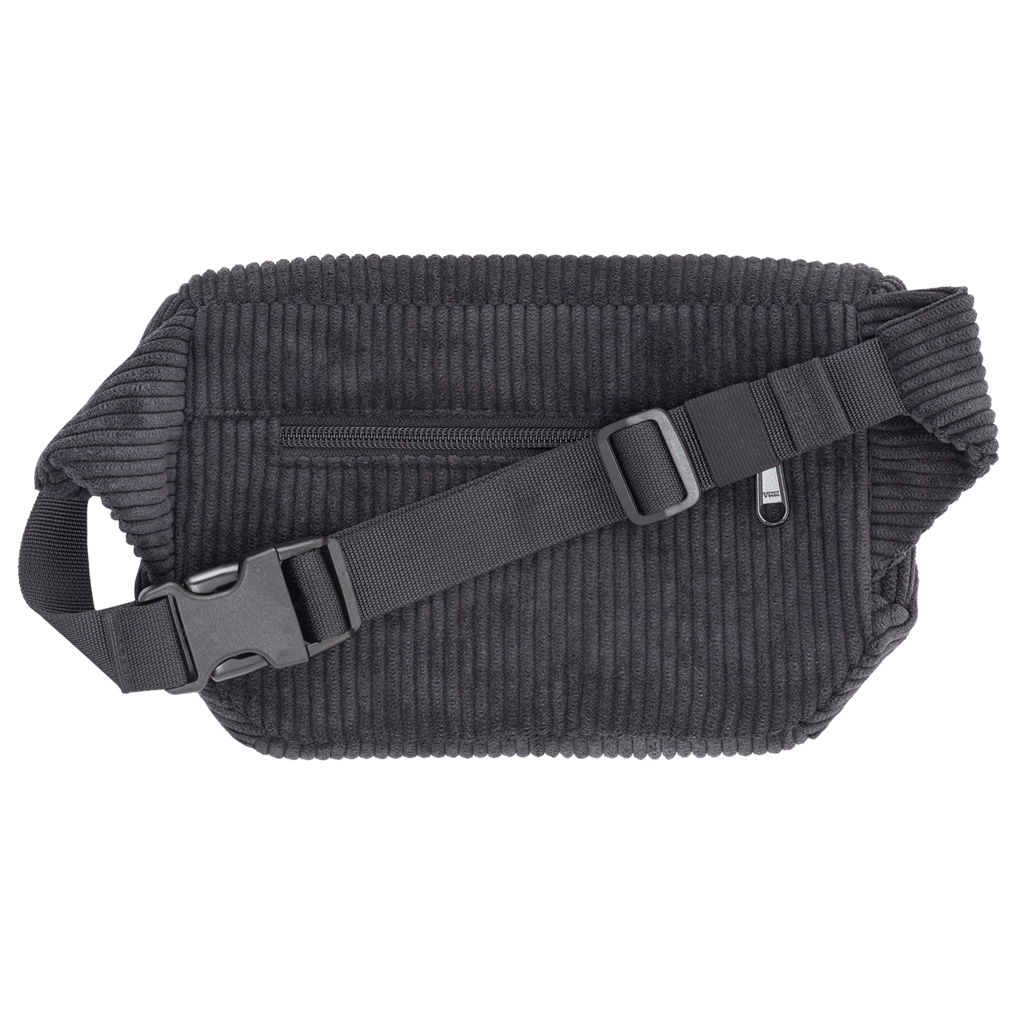 Bauchtasche eckig, Cord schwarz (1) #farbe_schwarz