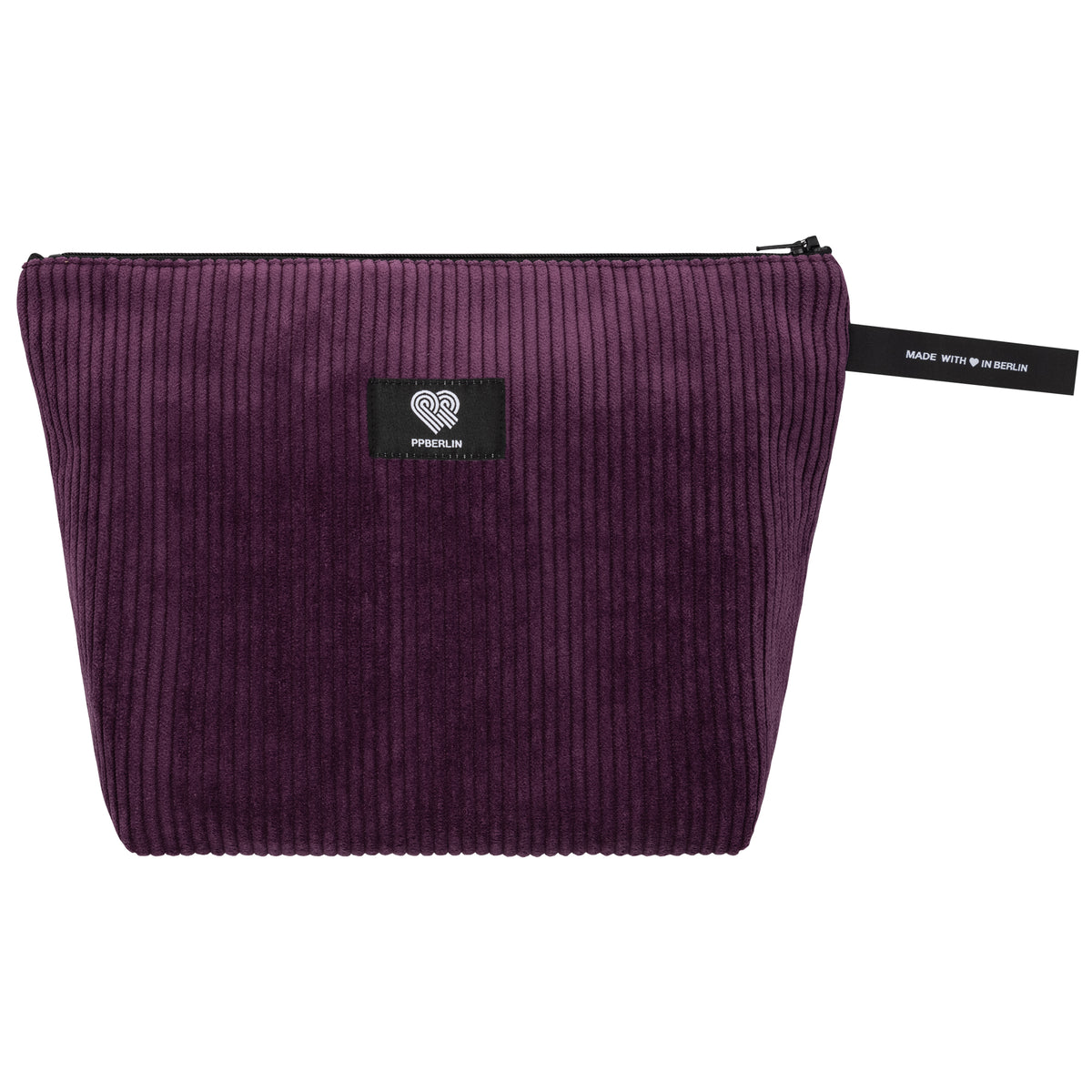 Kulturbeutel Medium aus auberginefarbenem Cord (0) #farbe_aubergine