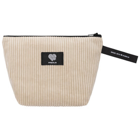 Kulturbeutel klein Cord Beige Vorderseite (0) #farbe_beige