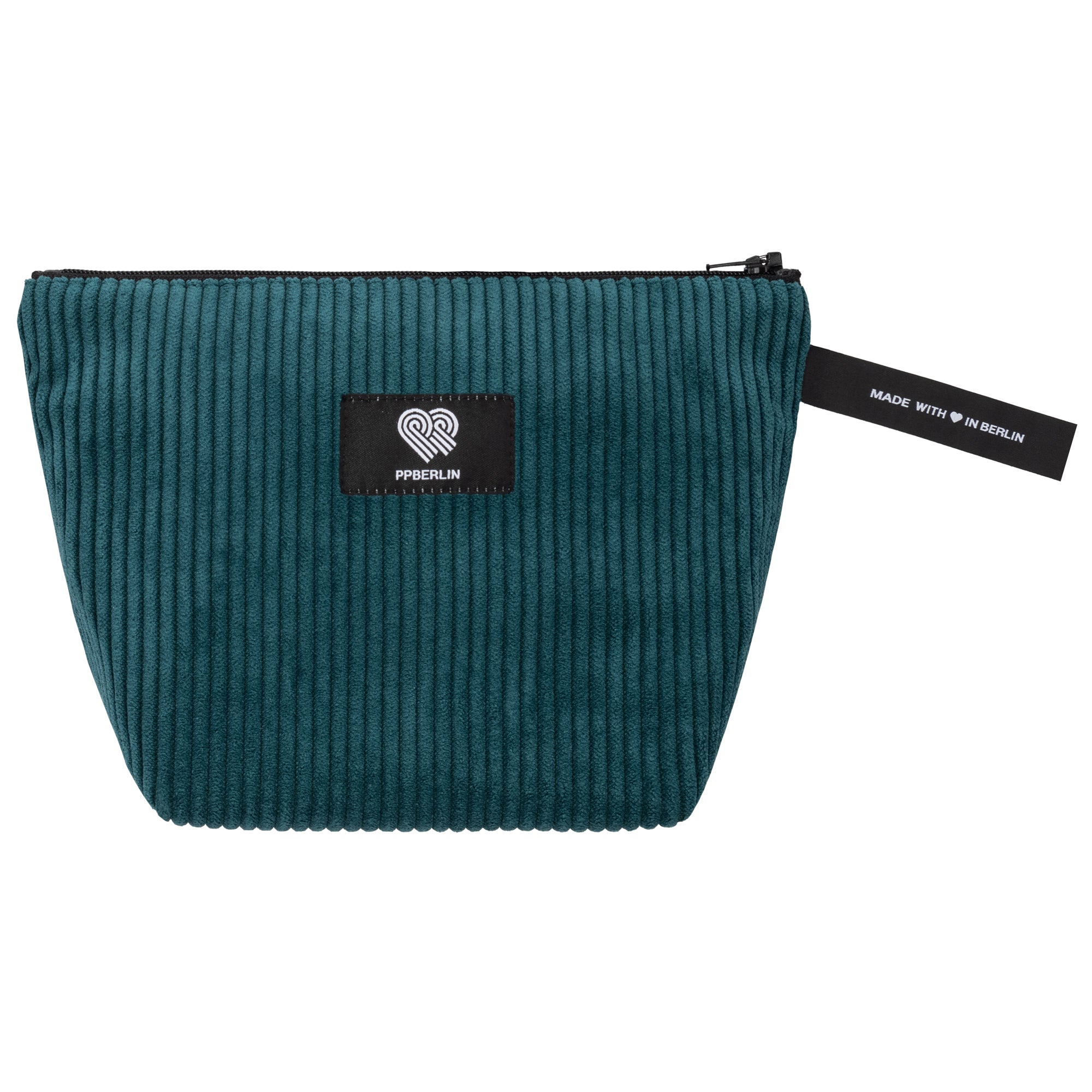 Kulturbeutel klein Cord Petrol Vorderseite (0) #farbe_petrol