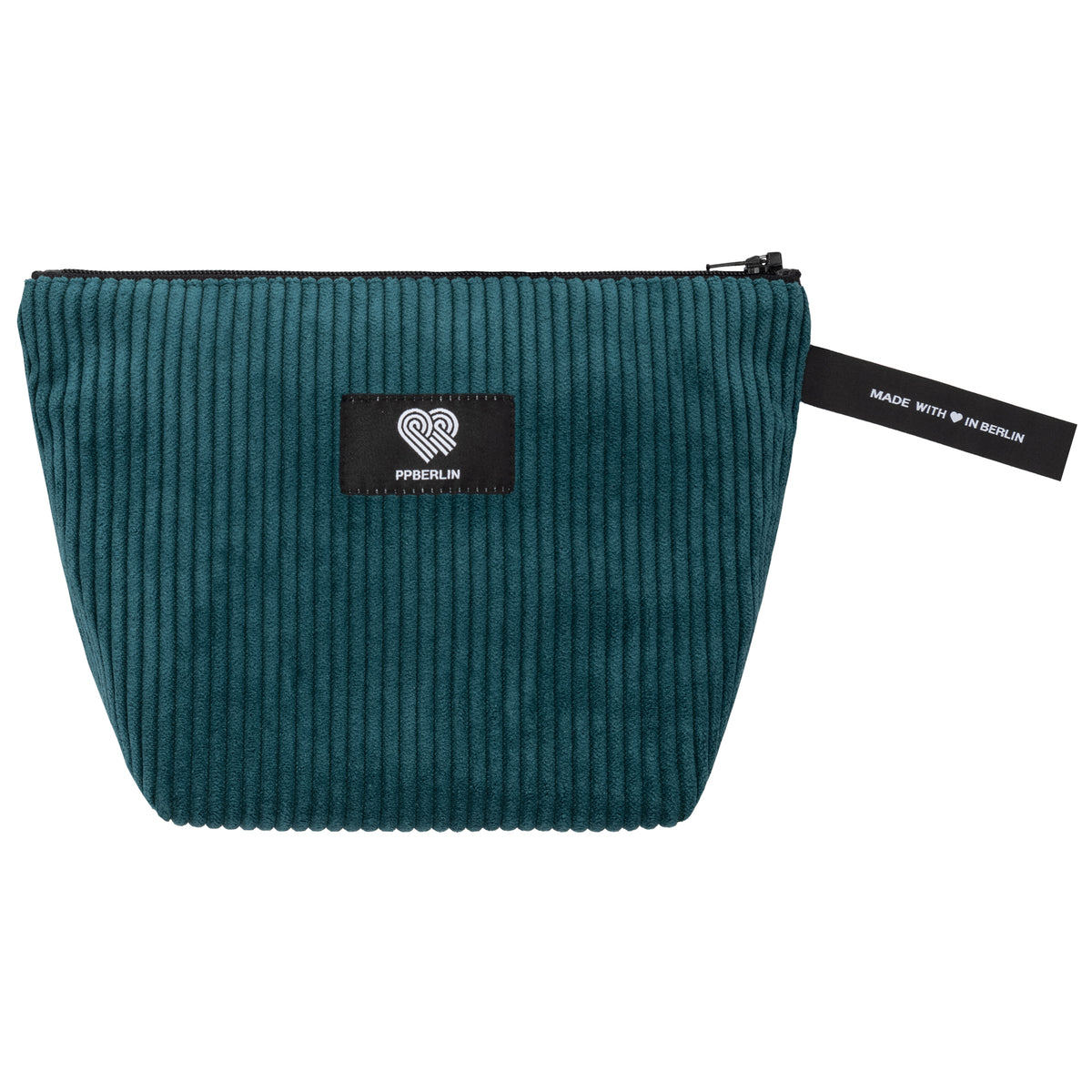 Kulturbeutel klein Cord Petrol Vorderseite (0) #farbe_petrol