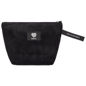 Kulturbeutel klein Cord Schwarz Vorderseite (0) #farbe_schwarz