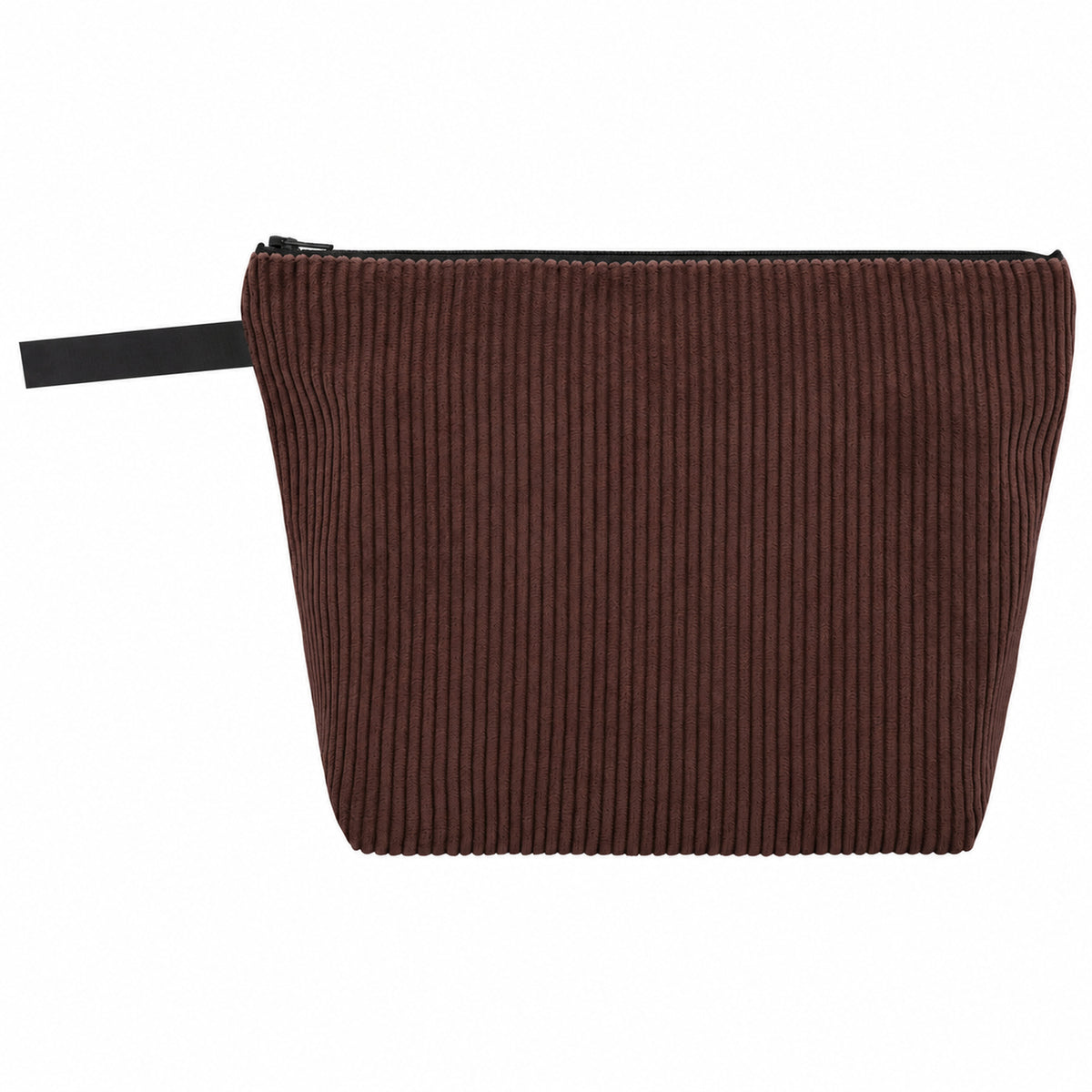 Kulturbeutel medium Cord Dunkelbraun Rückansicht (1) #farbe_Dunkelbraun