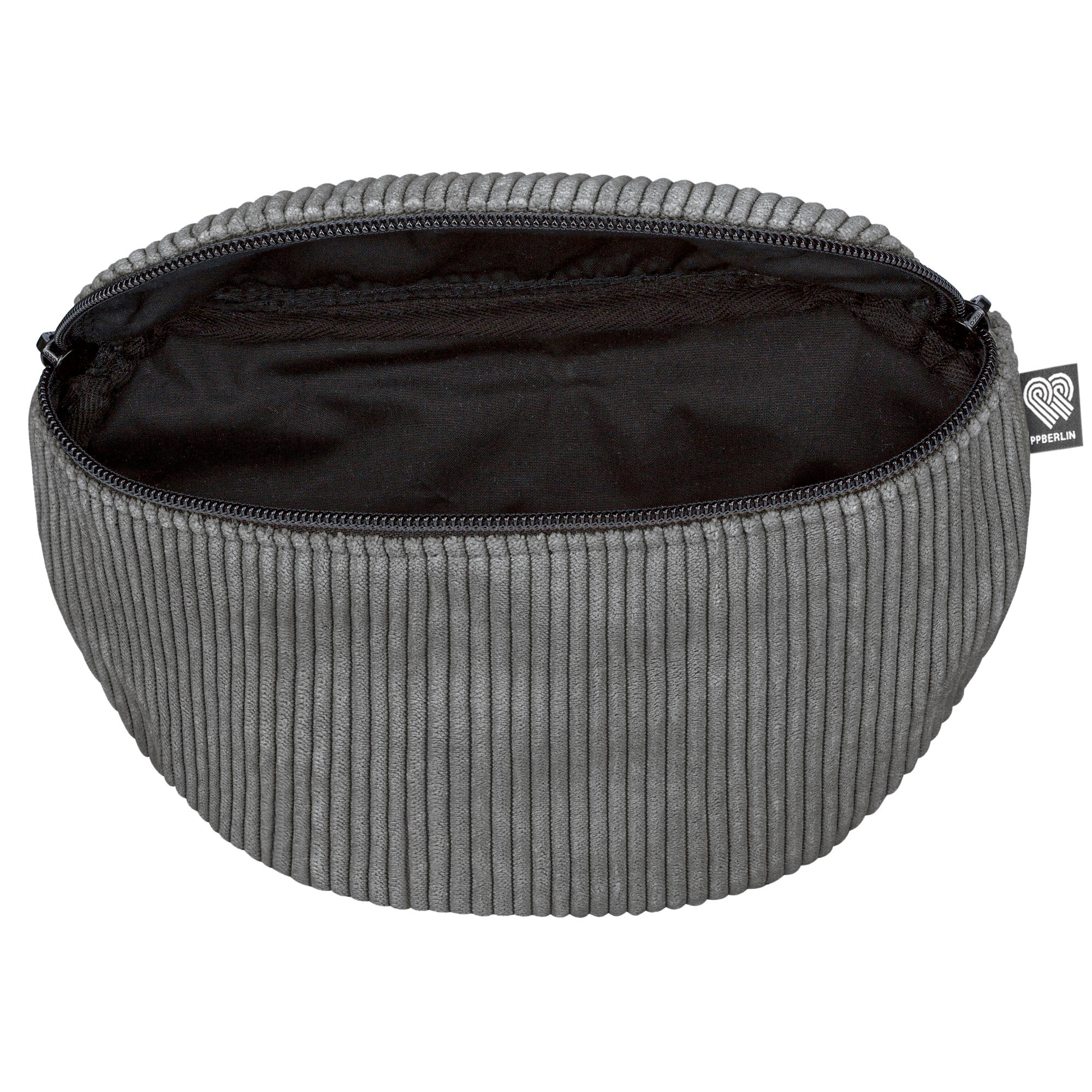 Bauchtasche klassisch, Cord grau (2) #farbe_grau