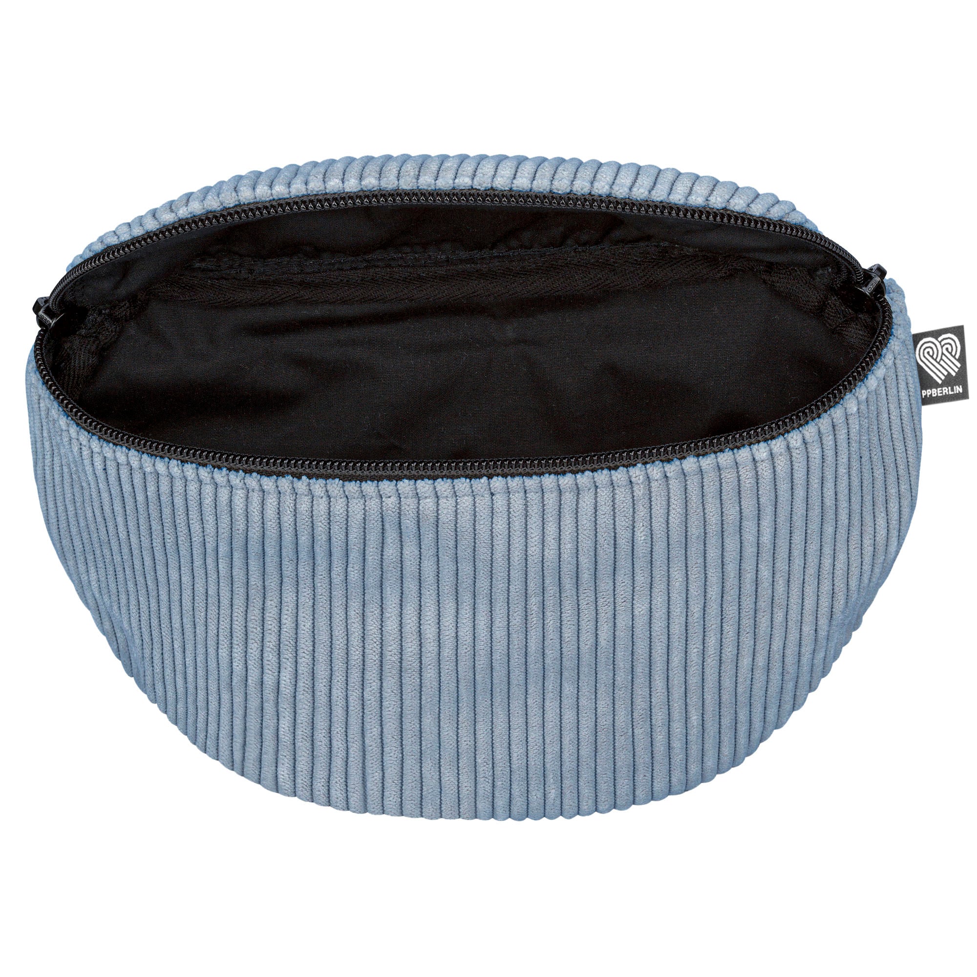 Bauchtasche klassisch, Cord hellblau (2) #farbe_hellblau