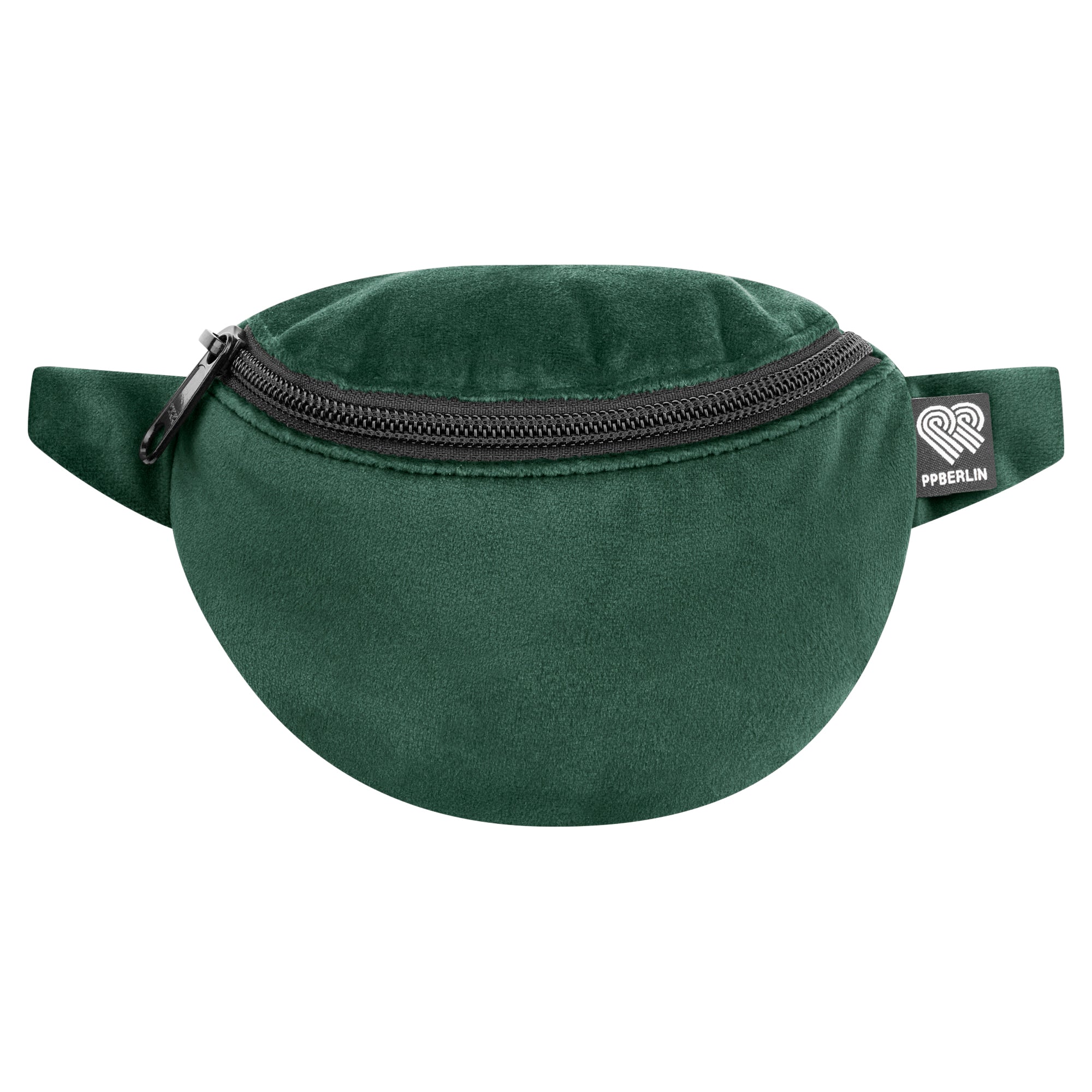 Bauchtasche mini, Samt (0) #farbe_grün