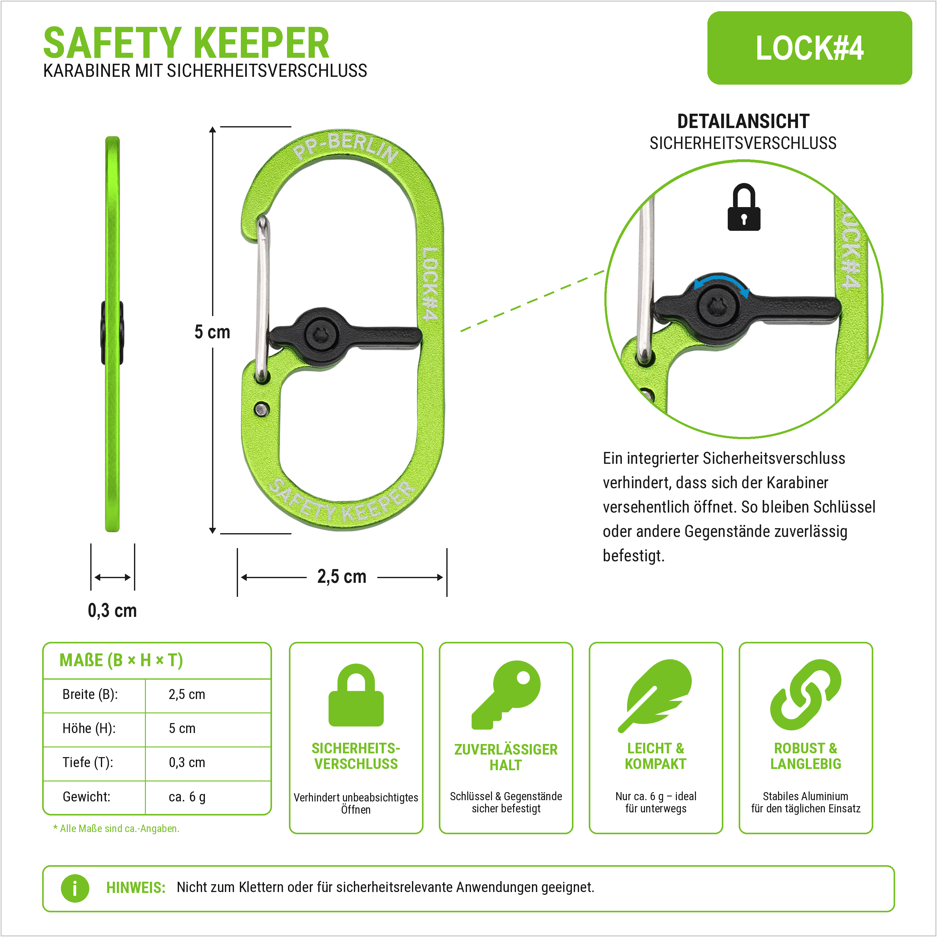 Safety Keeper PP-Berlin Hellgrün Technische Zeichnung (3) #farbe_Hellgrün