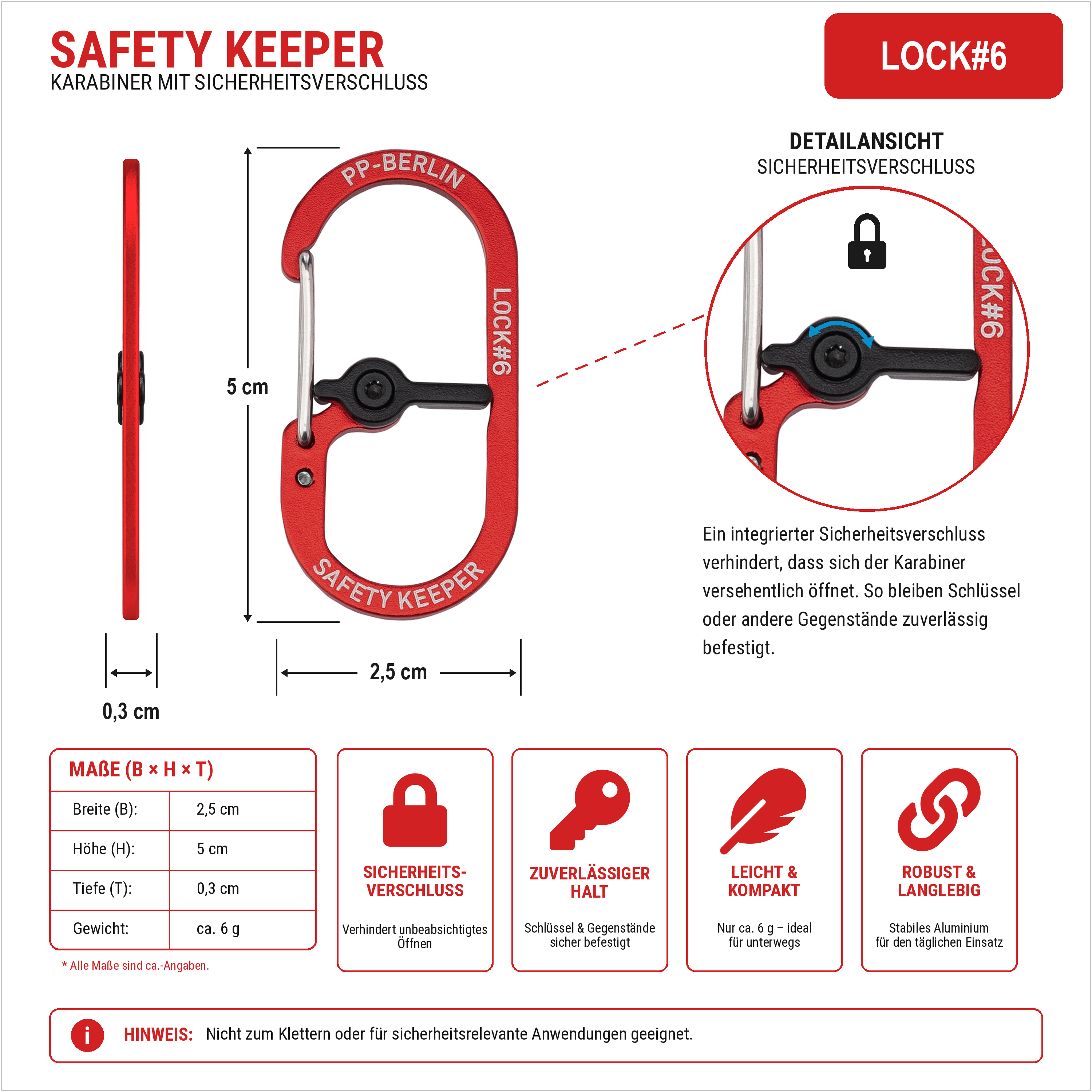 Safety Keeper PP-Berlin Burgundy Technische Zeichnung (3) #farbe_Burgundy