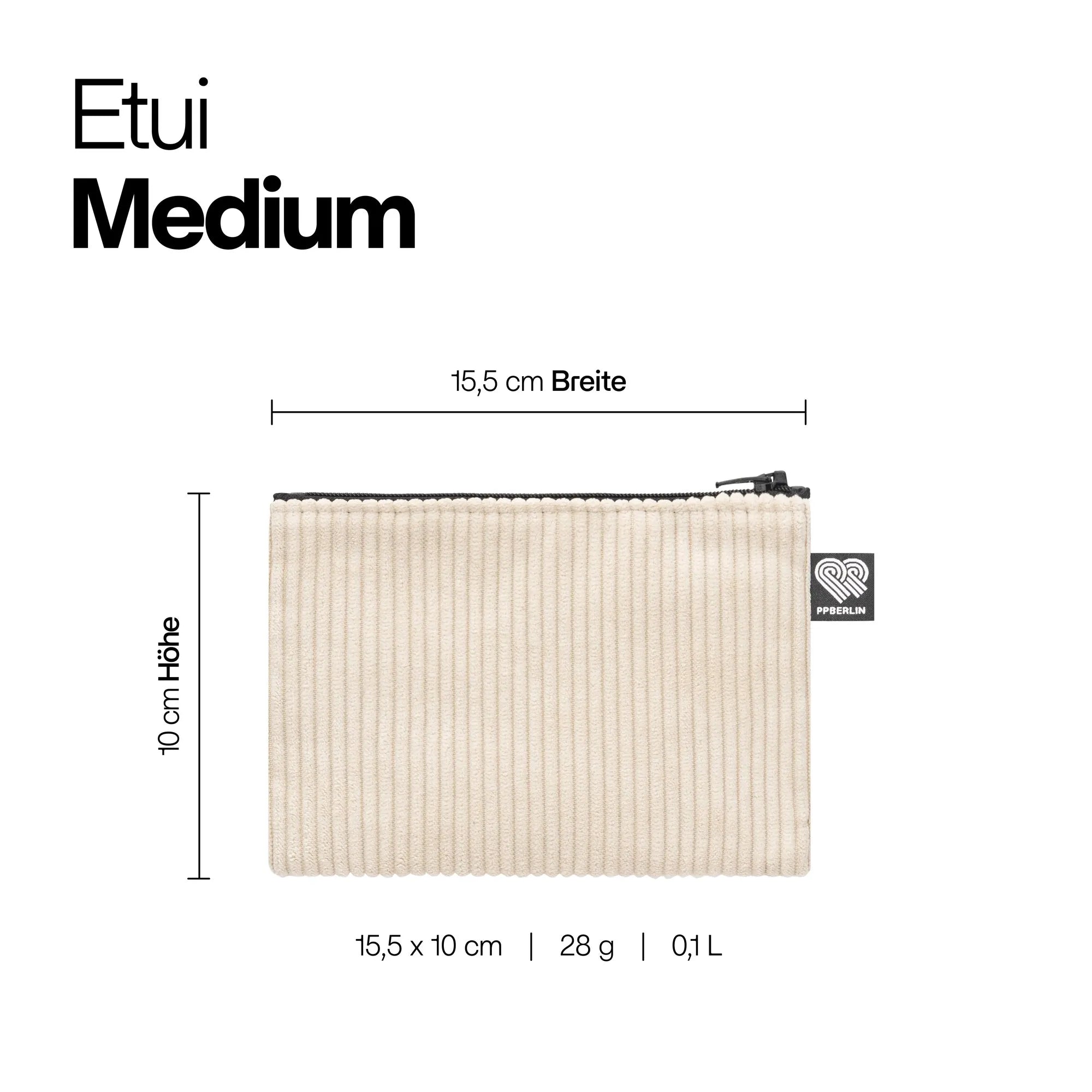 Technische Zeichnung Etui medium