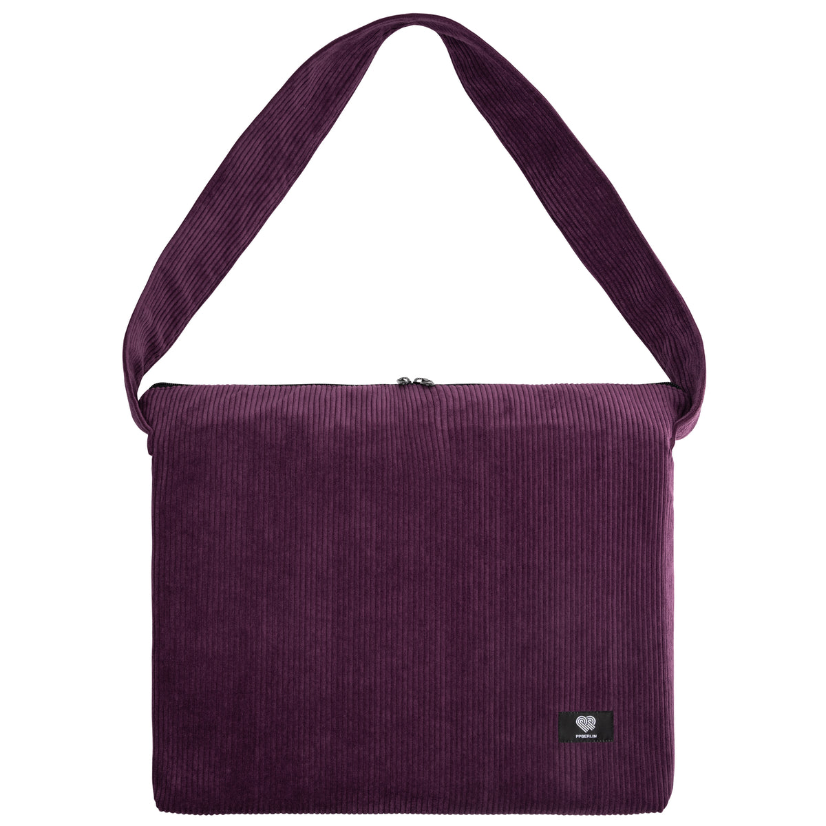 Tragetasche groß Cord aubergine (0) #farbe_aubergine