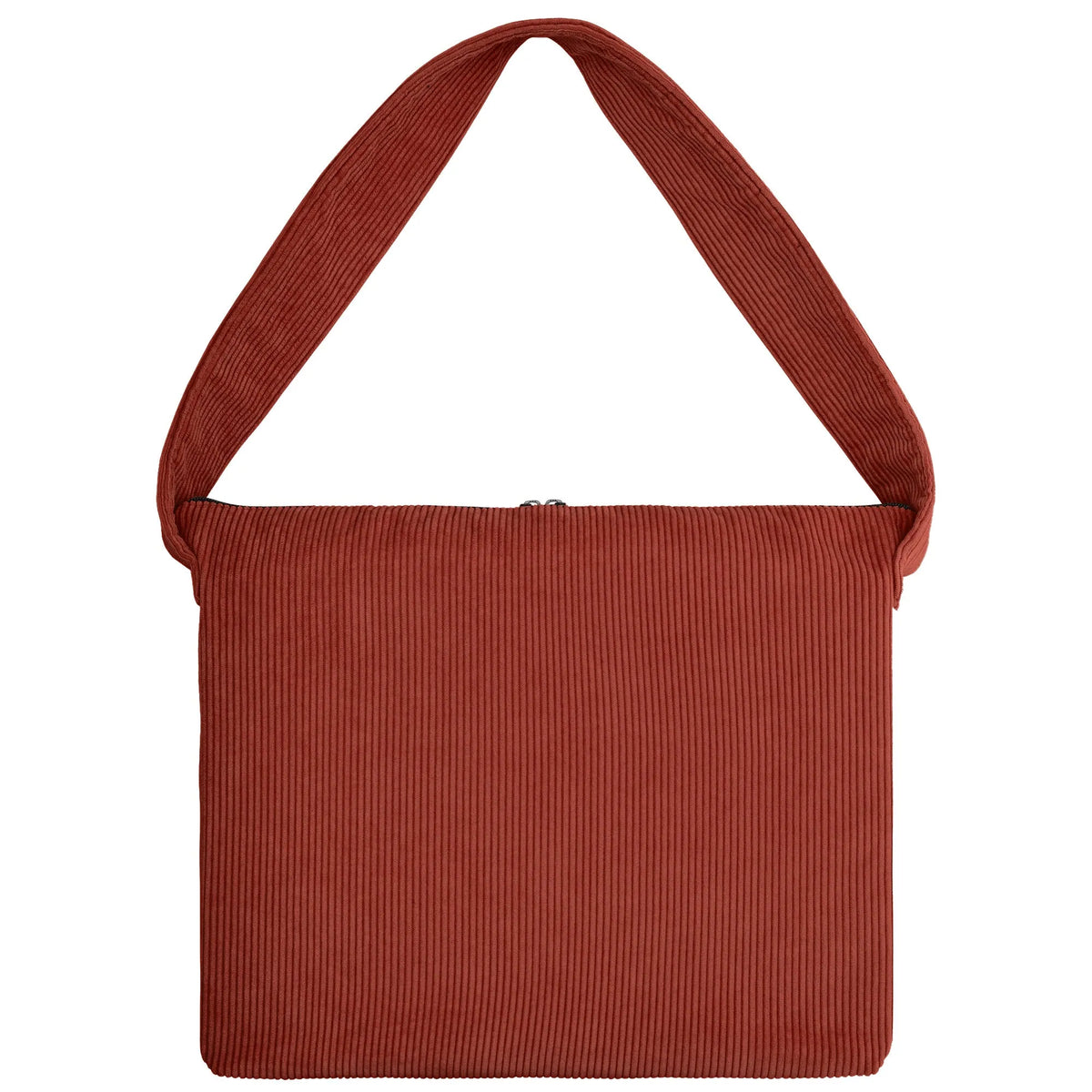 Schultertasche Groß Cord Blutorange Rückansicht (1) #farbe_Blutorange