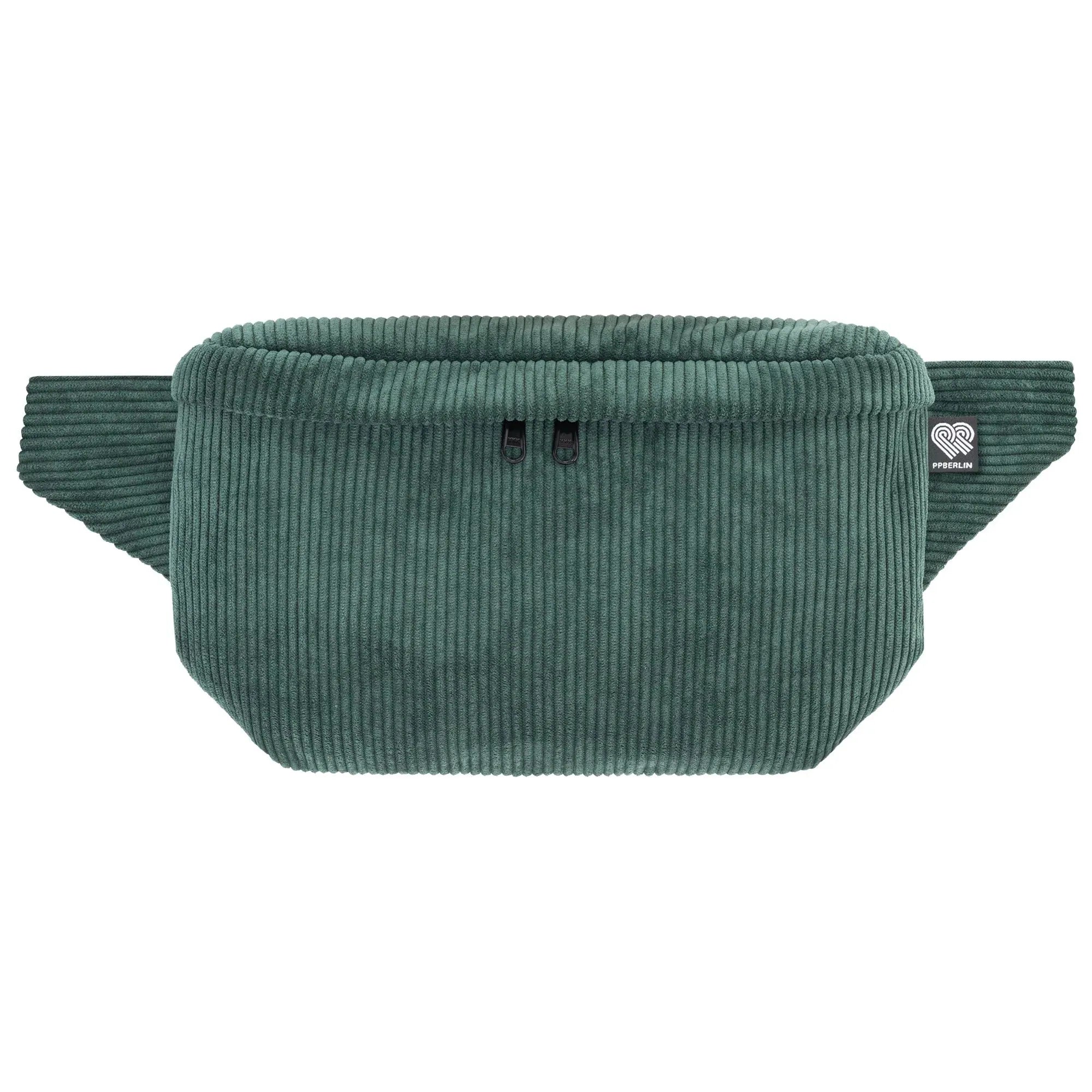 Bauchtasche groß, Cord grün Vorderseite (0) #farbe_grün