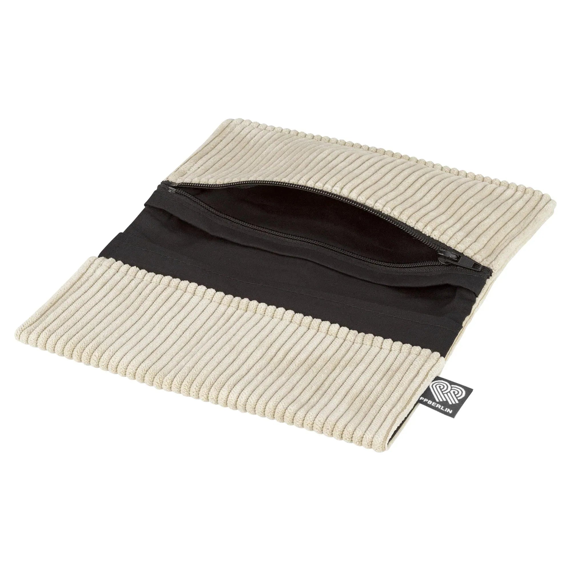 Tabaktasche, Cord Beige Innenansicht (2) #farbe_Beige