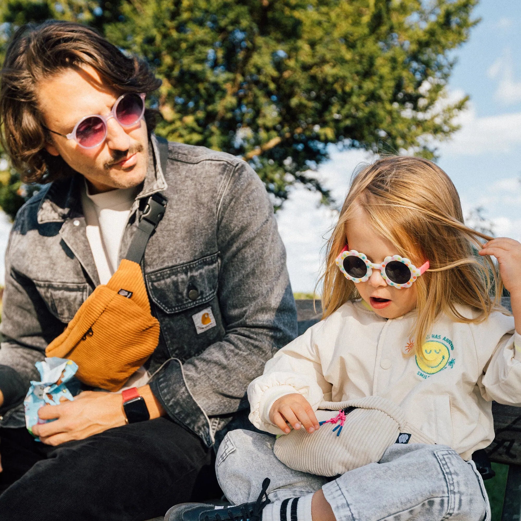 Bauchtaschen Bundle Eckig "Medium & Klein"